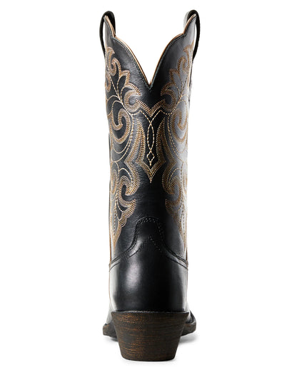 Ariat® Women's Black Round Up Western Square Toe Cowboy Boots