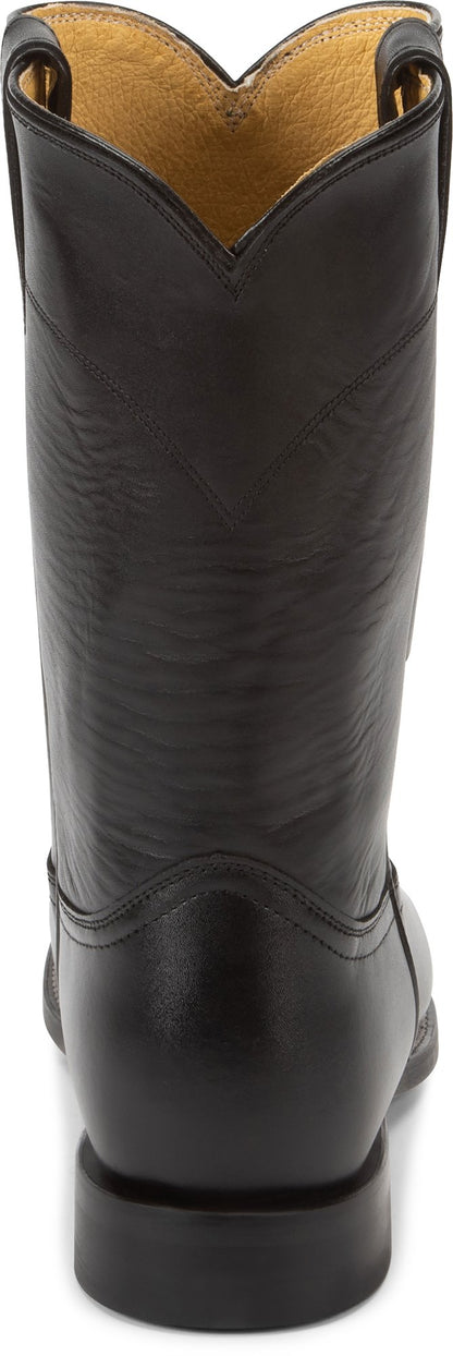 Justin® Men's Jackson Roper Cowboy Boots - Black / Chestnut / Black Cherry