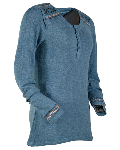 Outback Trading® Women's Julie 1/4 Button Front Tee Shirt