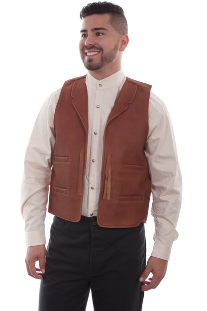 Wah Maker® Men's Frontier Leather Range Vest