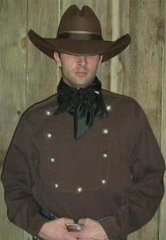 Wah Maker® Men's Cavalry Bib Long Sleeve Old West Shirt