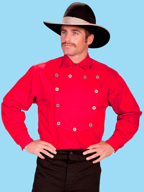 Wah Maker® Men's Cavalry Bib Long Sleeve Old West Shirt