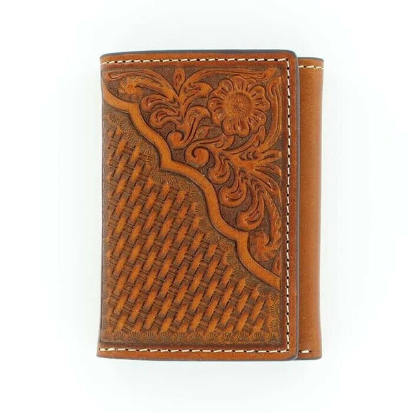 Nocona Tri-flold Brown Men's  Wallet