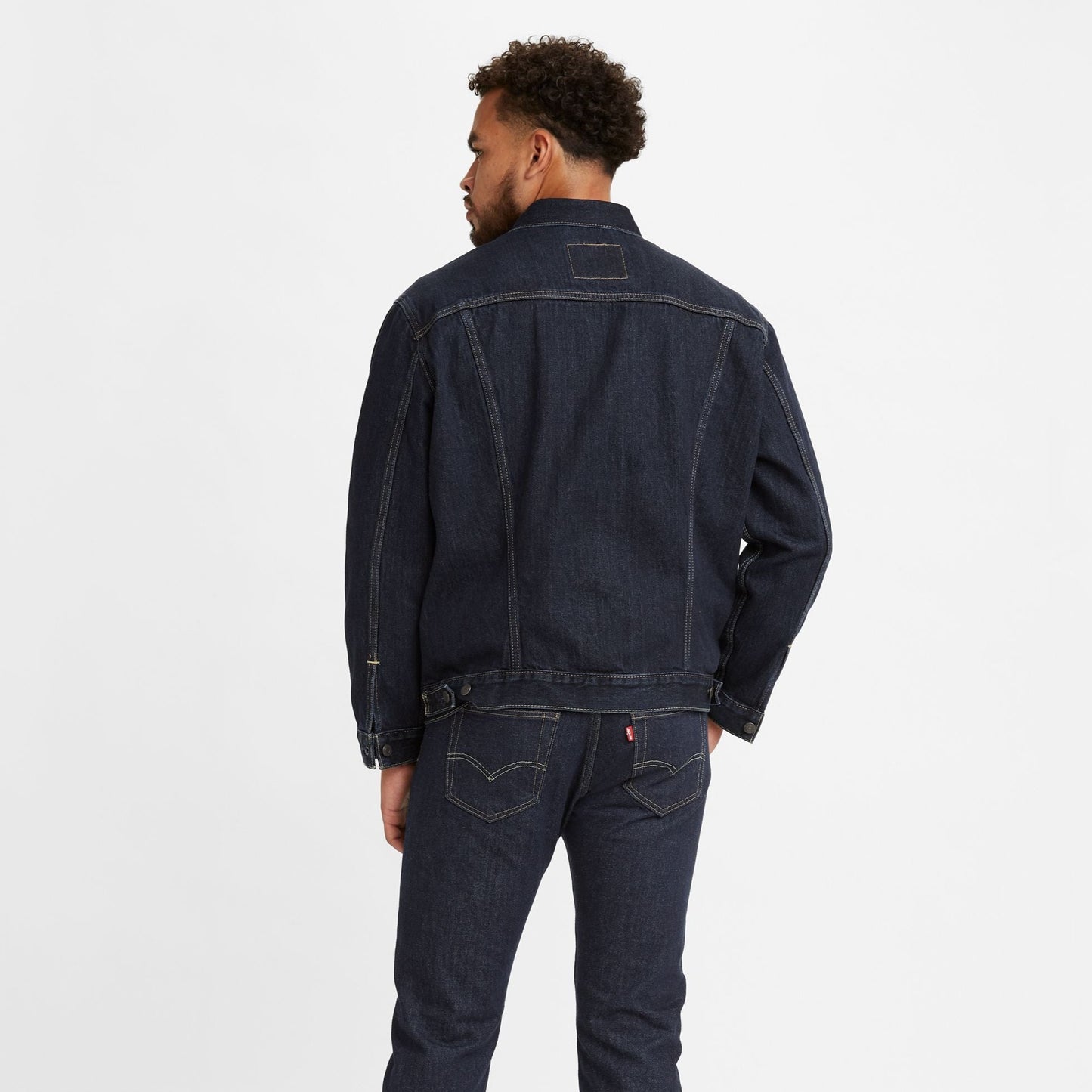 Levi's® Men's The Trucker Button Front Rinse Denim Jacket