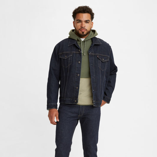 Levi's® Men's The Trucker Button Front Rinse Denim Jacket