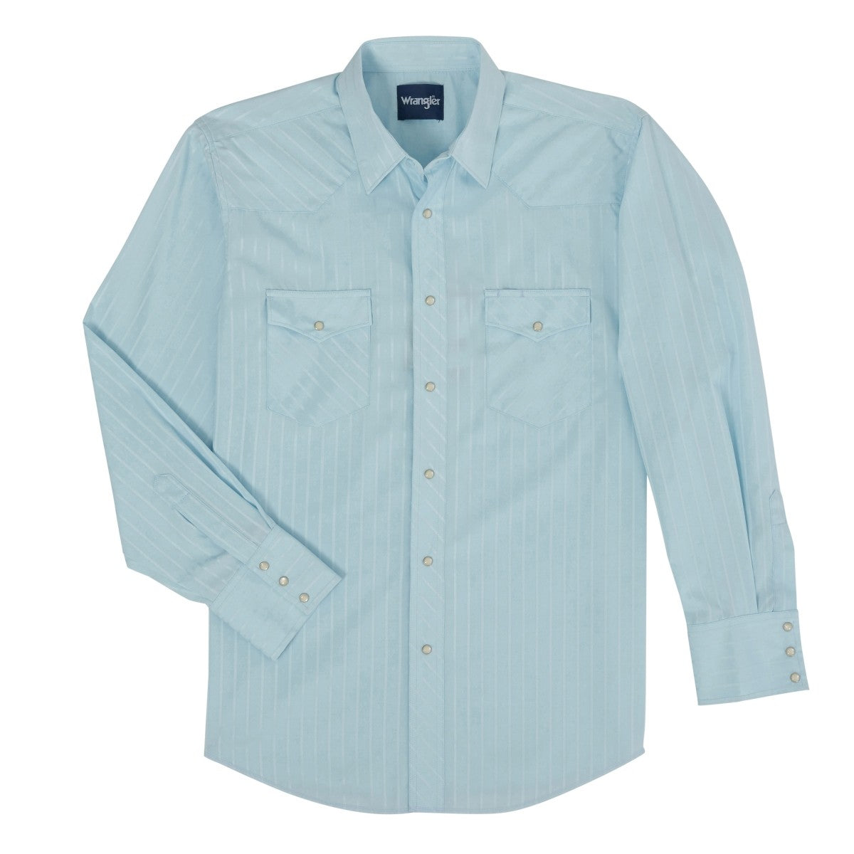 Wrangler® Men's Dress Diamonds Long Sleeve Snap Front Western Shirt