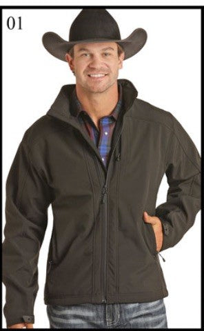 Panhandle Slim® Men's Solid Softshell Zip Front  Jacket