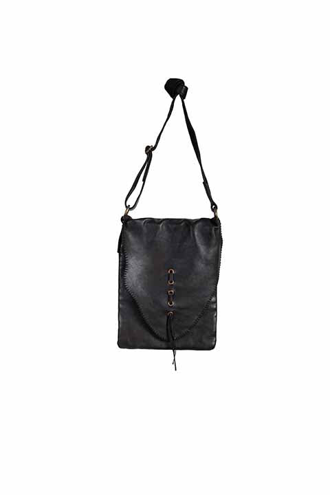 Scully® Women's Flap Style Zip Top Simple Leather Handbag