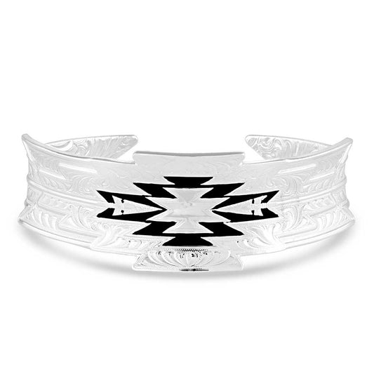 Montana Silversmiths® Women's Summer Storm Geometric Cuff Bracelet