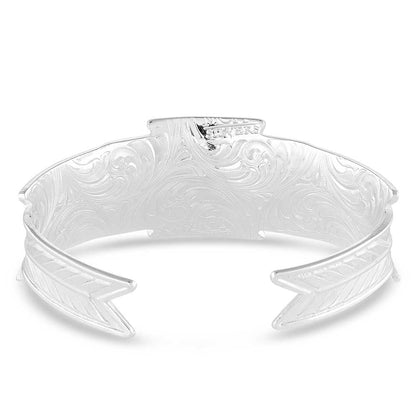 Montana Silversmiths® Women's Summer Storm Geometric Cuff Bracelet