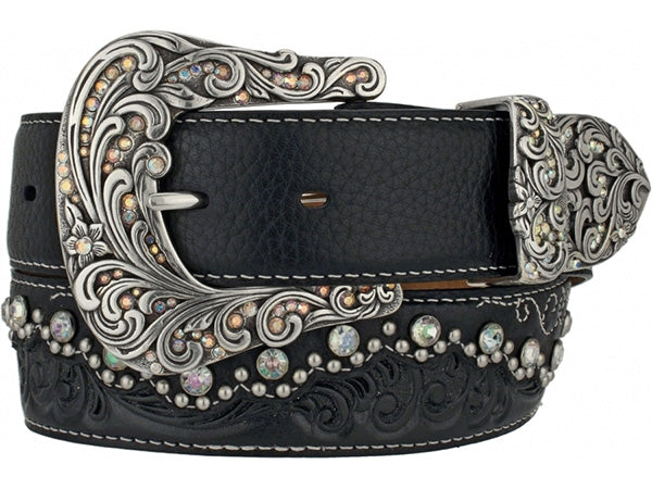 Brighton® Women's Kailyn Crystal Rhinestone Leather Western Belt