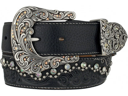 Brighton® Women's Kailyn Crystal Rhinestone Leather Western Belt