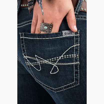 Cruel Girl® Women's Jayley Indigo Rinse Denim Jeans