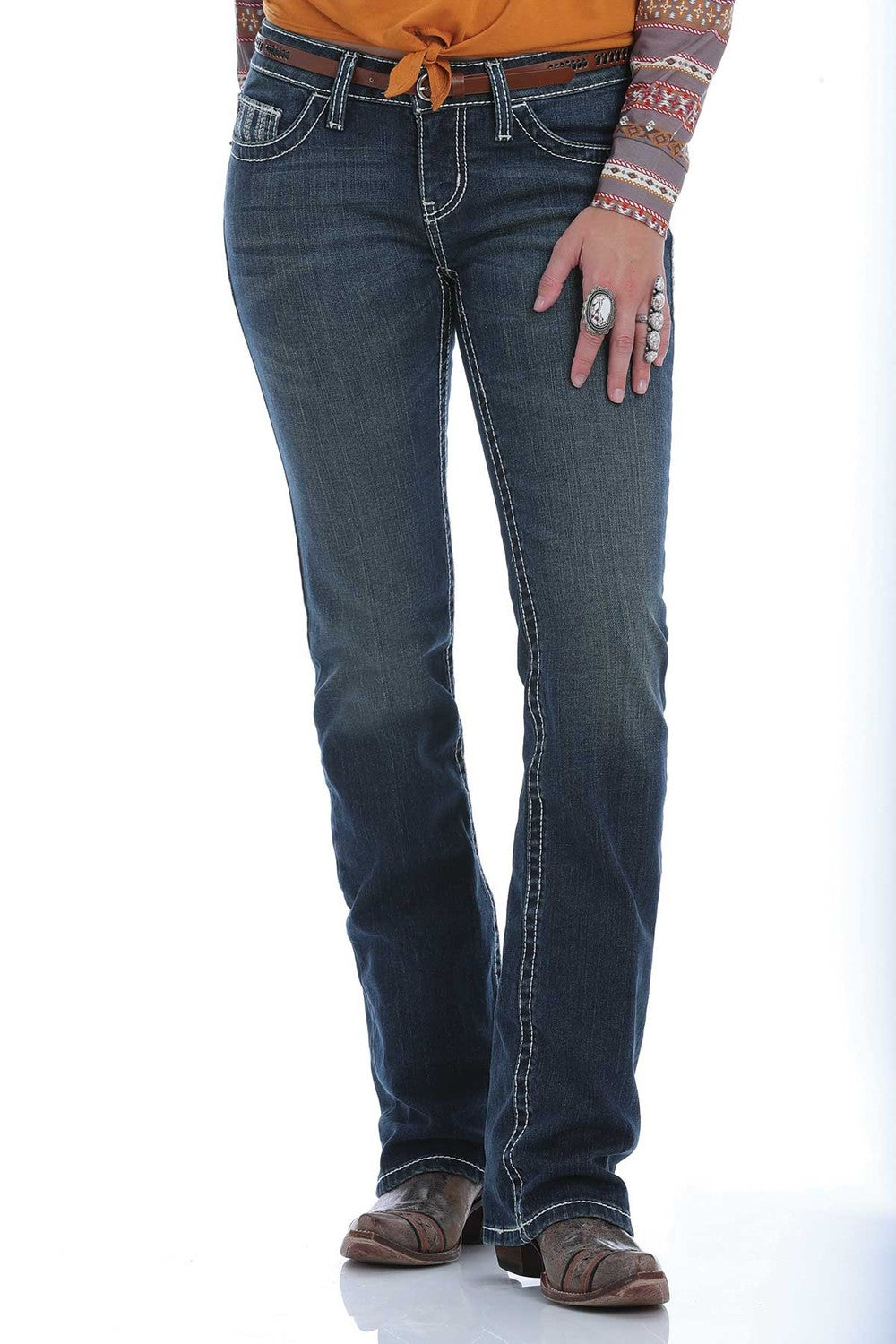 Cruel Girl® Women's Abby Mid Rise Stretch Denim Jeans