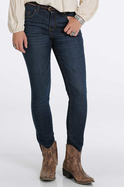 Cruel Girl® Women's Hannah Dark Rinse Moderate Rise Denim Jeans