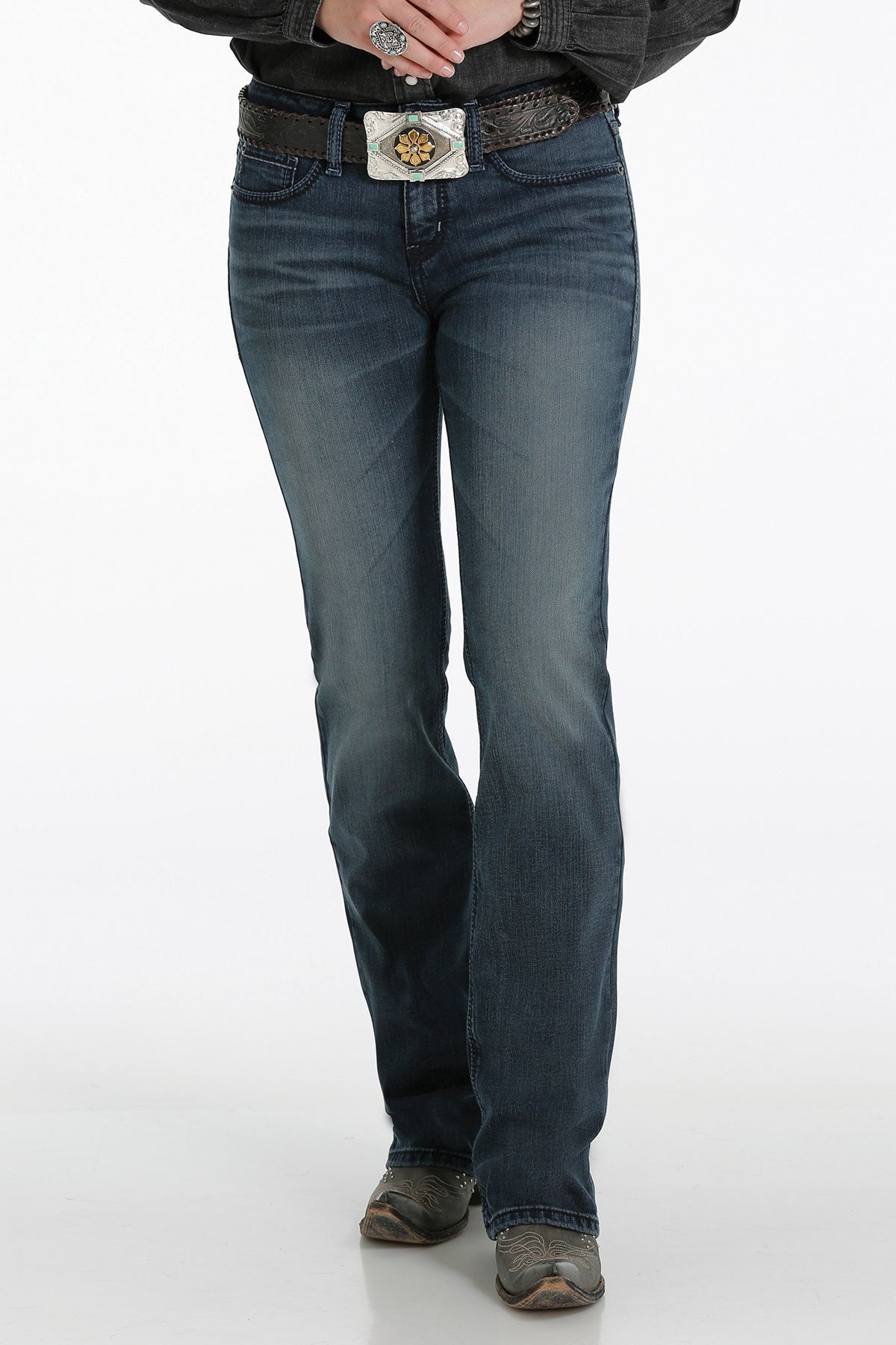 Cruel Girl® Women's Hannah Slim Fit Boot Cut Denim Jeans