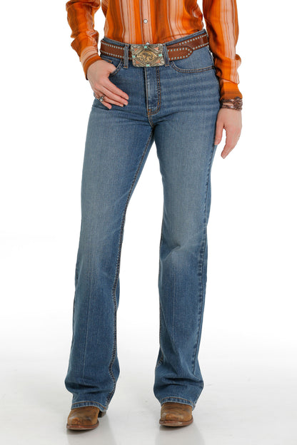 Cruel Girl® Women's 5 Pocket Medium Stone Bootcut Denim Jeans