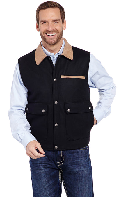 Cripple Creek® Men's Ranger Micro Wool Western Vest