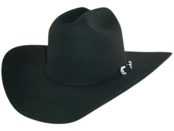 Serratelli® 6X Entre III Felt Cowboy Hat - Black / Platinum / Chocolate