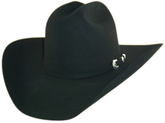 Serratelli® 10X Entre III Felt Cowboy Hat - Black / Platinum