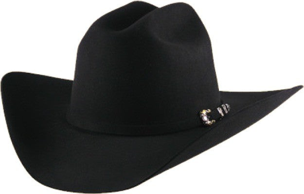 Serratelli® 30X Entre III Felt Cowboy Hat - Black / Mist Grey