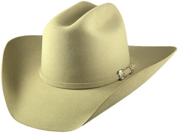 Serratelli® 8X Entre III Felt Cowboy Hat - Black / Platinum / Stone