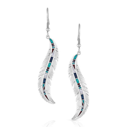 Montana Silversmiths® Women's Breaking Trail Feather Earrings