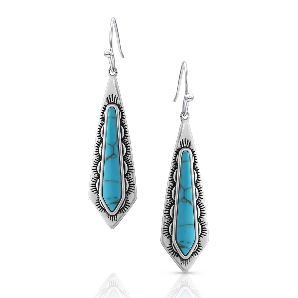 Montana Silversmiths® Southwest Turquoise Stream Earrings