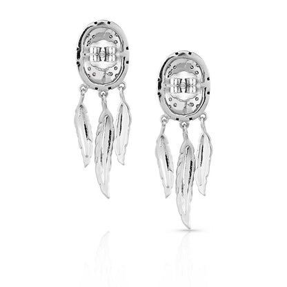 Montana Silversmiths® Women's Divine Touch Opal Earrings