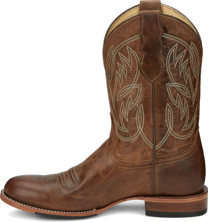 Justin® Men's Pearsall Round Toe Roper Cowboy Boots