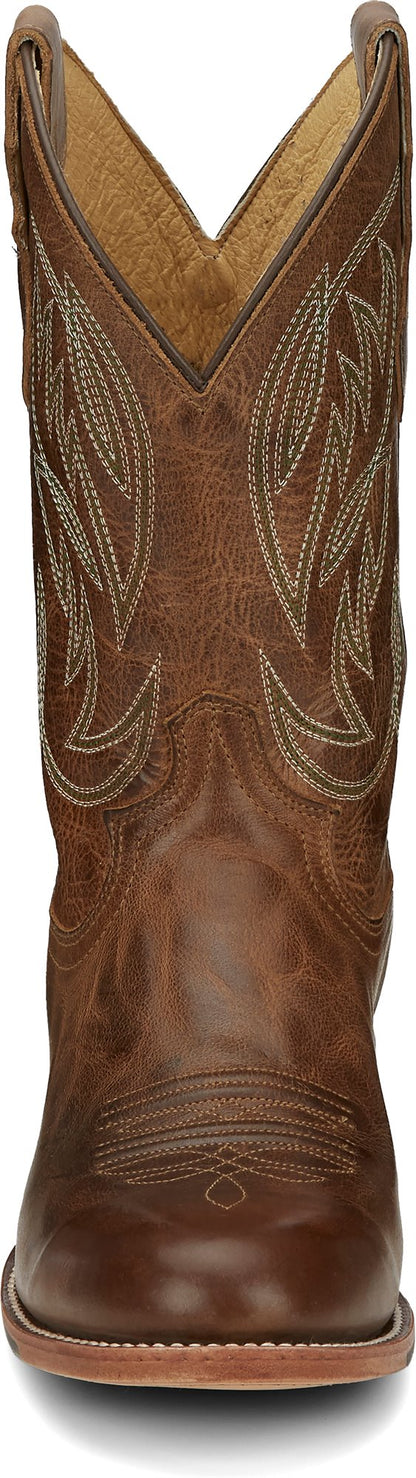 Justin® Men's Pearsall Round Toe Roper Cowboy Boots