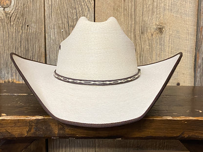 Atwood® 15X Hereford Low Bound Edge Natural Palm Leaf Straw Cowboy Hat
