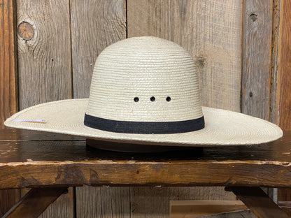 SunBody® Open Crown 5" Brim Natural Palm Leaf Straw Cowboy Hat