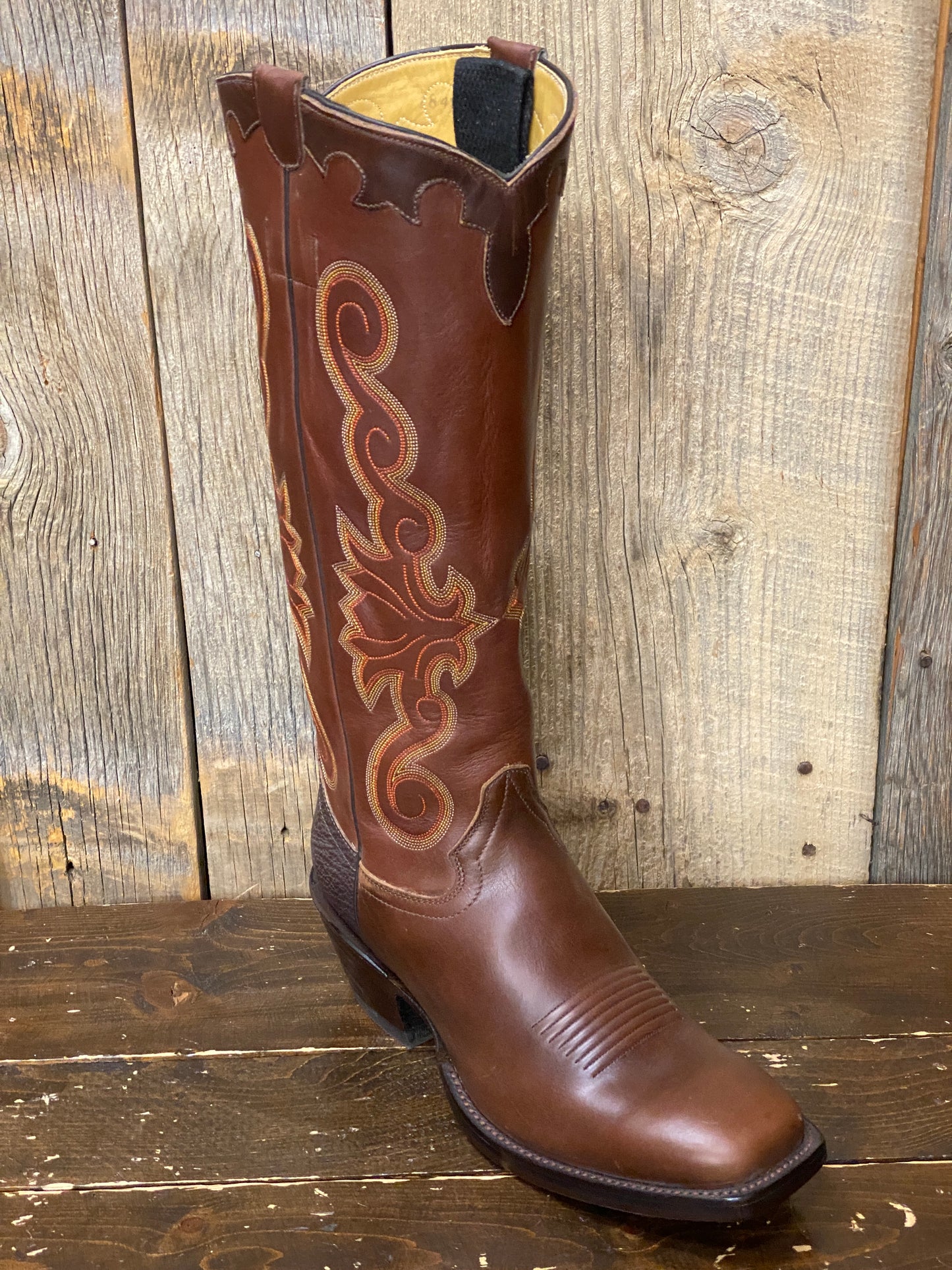 Honcho Solano® Briscoe Full Grain Leather Tall Top Cowboy Boots