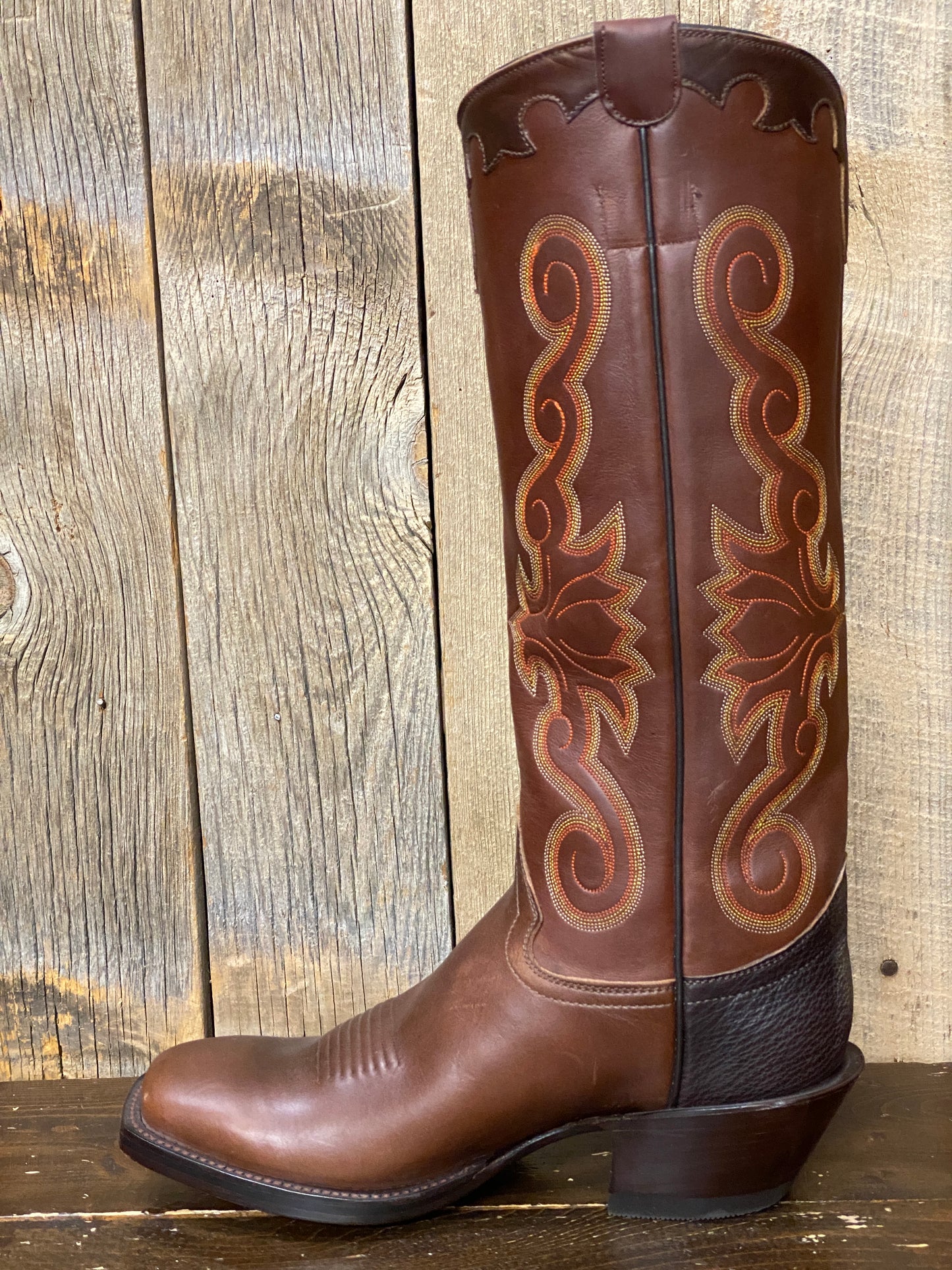 Honcho Solano® Briscoe Full Grain Leather Tall Top Cowboy Boots