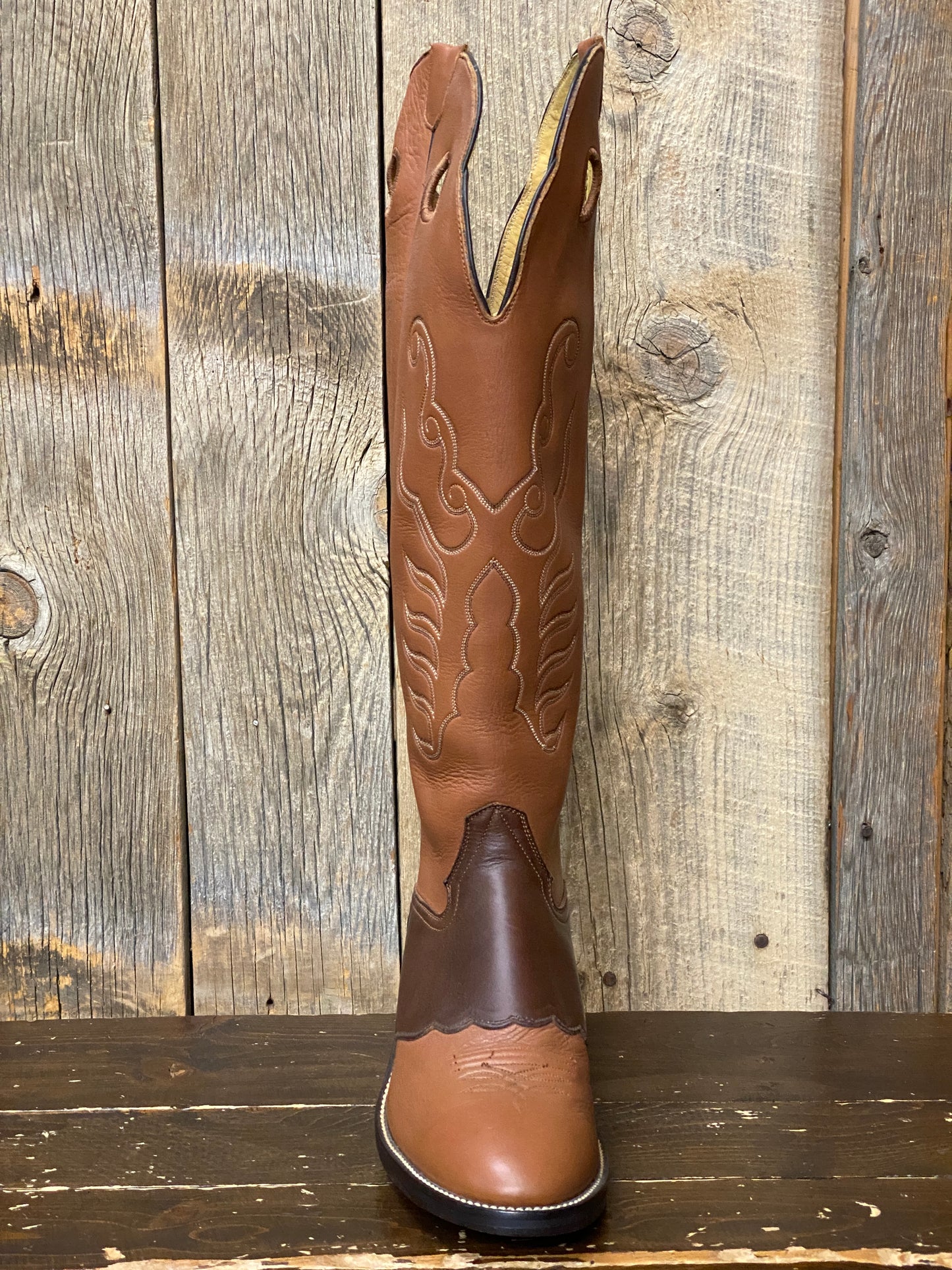 Honcho Solano® Cattleman Full Grain Leather Tall Top Cowboy Boots
