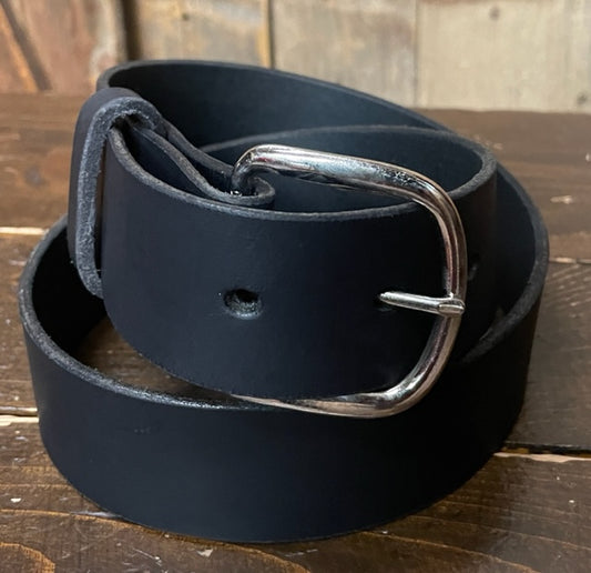 P&B Harness® Men's Handcrafted Water Buffalo Plain Leather Belt
