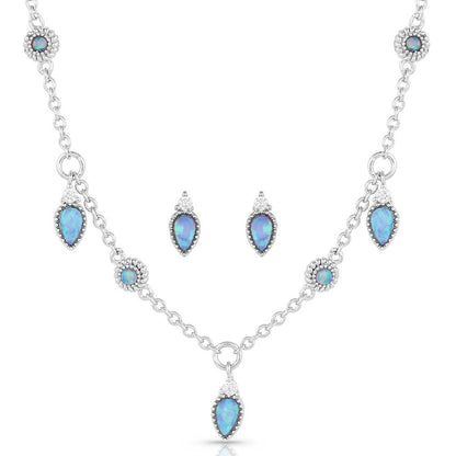 Montana Silversmiths® Women's Charmers Opal Jewelry Set