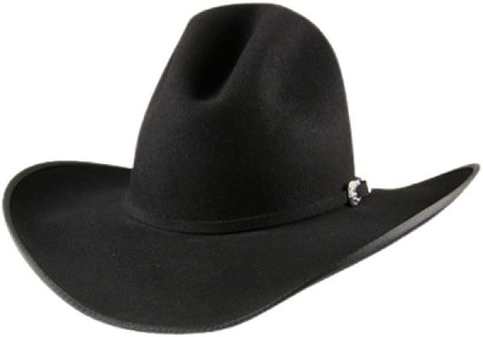 Serratelli® 6X Gus Bound Edge Felt Cowboy Hat - Black / Granite