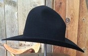 Serratelli® 6X Gus Felt Cowboy Hat - Black / Granite / Silver Belly