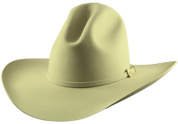 Serratelli® 6X Gus Felt Cowboy Hat - Black / Granite / Silver Belly