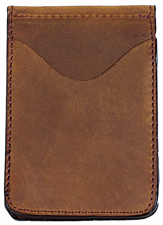 3-D® Bi-Fold Leather Money Clip Wallet