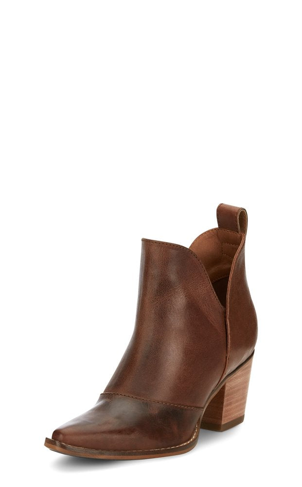 Justin® Women's Micki High Heeled Snip Toe Western Boots
