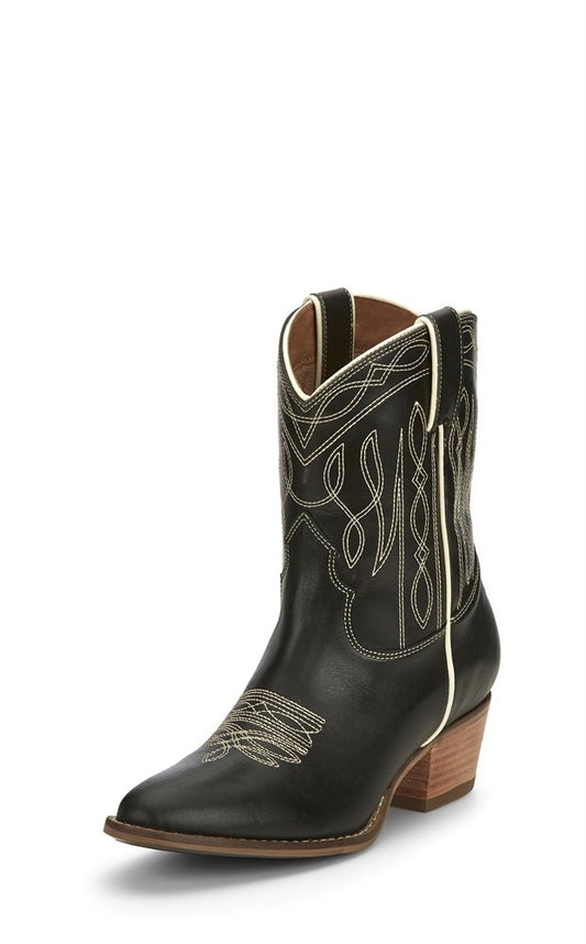 Nocona® Women's Eva Onyx Black Short Top Cowboy Boots