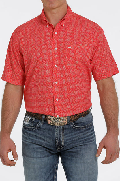 Cinch® Men's ARENAFLEX Short Sleeve Button Front Western Shirt