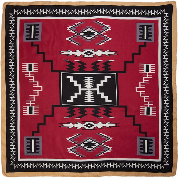 Wyoming Traders® Aztec Print Silk Scarf Wild Rag