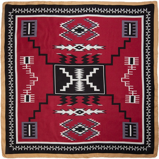 Wyoming Traders® Aztec Print Silk Scarf Wild Rag