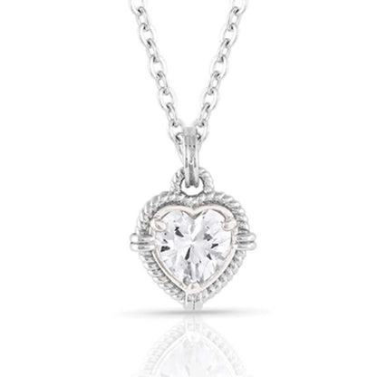 Montana Silversmiths® Women's 19" Heart On My Sleeve Pendant Necklace