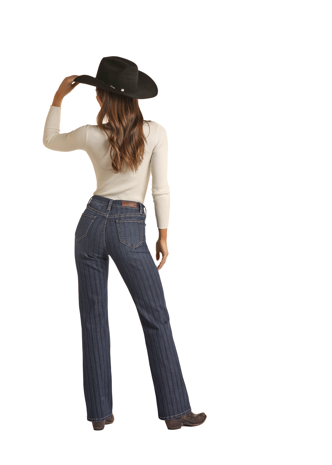 Panhandle Slim® Women's Dark Wash High Rise Boot Cut Denim Jeans