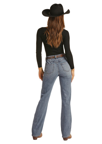 Panhandle Slim® Women's Rock N Roll Medium Vintage Denim Jeans